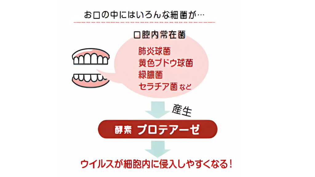 口腔ケアの怠り